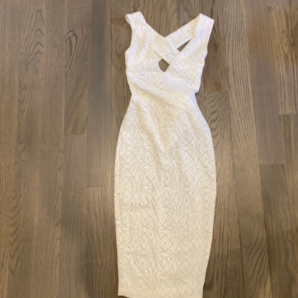 white dress